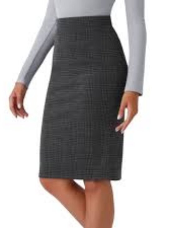 HALARA Dresses & Skirts - 63-NWT HALARA  HIGH WAISTED BODYCON HOUJDSTOOTH SKIRT